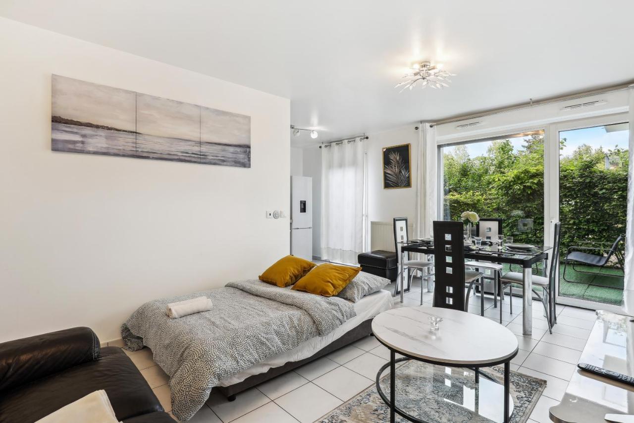 Apart-Chic-Les-Ulis With Balcon, Terrasse And Parking 레쥘리 외부 사진